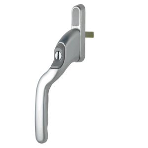 D4E WINLOCK VERKROPT RAAMKRUKJE AFSLUITBAAR STIFT 7X50MM LINKS