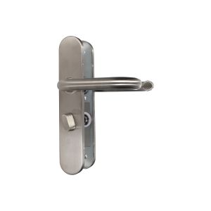 D4E DEURKRUK OP SCHILD 45X245 RVS WC63 U-19MM L/WIJZ