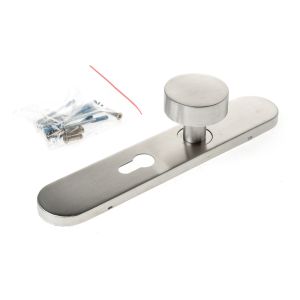 D4E KNOP PADDENSTOEL OP SCHILD 45X245 RVS PC55