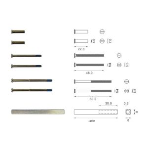 D4E ALU VASTDRAAIBAAR MONTAGESET KRUK/KRUK DD37-56MM