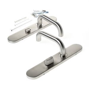 D4E DEURKRUK OP SCHILD 45X245 RVS WC72 U-19MM R/WIJZ