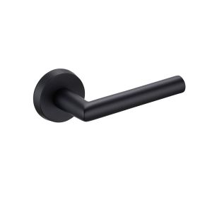 D4E ALU BUITENDEUR ROZET ZWART MET VASTE KRUK L90-20-MODEL