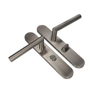 D4E DEURKRUK OP SCHILD 45X245 RVS WC63 L-19MM LINKS