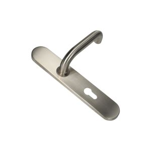 D4E DEURKRUK OP SCHILD 45X245 RVS PC72 U-19MM L-WIJZEND