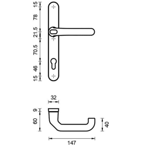 D4E VH-BINNENSCHILD F1 ALU 32X246/09 AFGER KRUK U21-DESIGN PC92/L/R