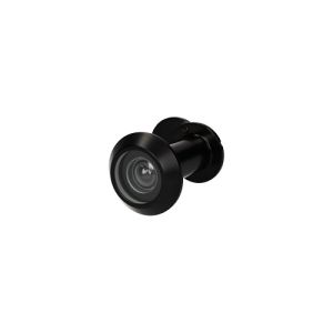 D4E DEURSPION AFSLUITK. STAAL- ZWART 35-58 MM ZICHTHOEK 180GR 90MIN